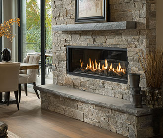 living room gas fireplace